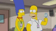 Marge (l.); Homer (r.) Marge (l.); Homer (r.)