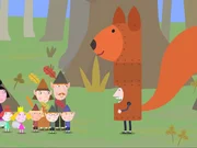 v.li.: Nanny Plum, Strawberry, Holly, Barnaby, Mrs. Elf, Jake, Mr. Elf, Ben, Wise Old Elf. v.li.: Nanny Plum, Strawberry, Holly, Barnaby, Mrs. Elf, Jake, Mr. Elf, Ben, Wise Old Elf.