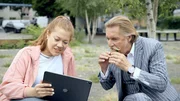 Sarah Gr&uuml;ner (l.); Ingo Len&szlig;en (r.)