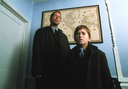 Bruce Willis and Haley Joel Osment in "The Sixth Sense", 1999.  ALT  ib-jwilliams-2002
