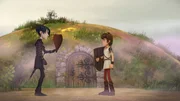 Mordred und Arthur treffen sich heimlich zu den Pr&uuml;fungen des Geistes Castus.
