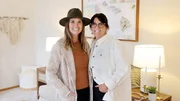 Leslie Davis and Lyndsay Lamb posing together on reveal day, as seen on Unsellable Houses, Season 5. Leslie Davis and Lyndsay Lamb posing together on reveal day, as seen on Unsellable Houses, Season 5.