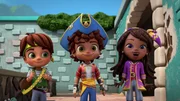 L-R: Tomás Montes, Santiago Montes, Kiko (oben), Lorelai L-R: Tomás Montes, Santiago Montes, Kiko (oben), Lorelai