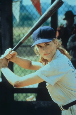 Dottie Hinson (Geena Davis) ist unbestritten die beste Spielerin der Liga.
