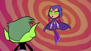v.li.: Beast Boy, Starfire v.li.: Beast Boy, Starfire