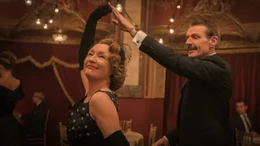 l-r: Ada Harris (Lesley Manville), Marquis de Chassagne (Lambert Wilson)