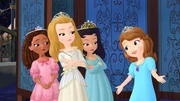 SOFIA THE FIRST - "The Big Sleepover" - Sofia struggles to help her old friends from the village fit in with her new princess pals during her first royal slumber party. PRINCESS CLIO, PRINCESS AMBER, PRINCESS HILDEGARD, PRINCESS SOFIA SOFIA THE FIRST - "The Big Sleepover" - Sofia struggles to help her old friends from the village fit in with her new princess pals during her first royal slumber party. PRINCESS CLIO, PRINCESS AMBER, PRINCESS HILDEGARD, PRINCESS SOFIA