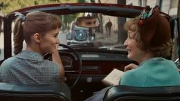 l-r: Natasha (Alba Baptista), Ada Harris (Lesley Manville)