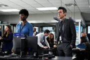 Katherine Renee Turner as Special Agent Tiffany Wallace and John Boyd as Special Agent Stuart Scola.