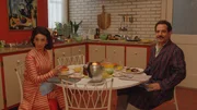 L-R: Rose Weissman (Marin Hinkle), Abe Weissman (Tony Shalhoub)
