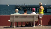 Urlaub an der Küste von Rügen mit ihren berühmten Seebrücken. Urlaub an der Küste von Rügen mit ihren berühmten Seebrücken.