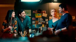 v.l.n.r. Lisa (Sarah Spale), Salvi (Maximilian Simonischek), Anna (Ursina Lardi) und Thomas (Roeland Wiesnekker)