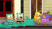 Den Papageien hat die Führung von Ollie, Stanley und Moon gefallen. Den Papageien hat die Führung von Ollie, Stanley und Moon gefallen.