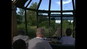 Blick nach vorn aus dem Gläsernen Zug. Blick nach vorn aus dem Gläsernen Zug.