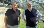 In Genua gewährt der Pesto-WM-Gründer Roberto Panizza (r.) Björn Freitag (l.) spannende Einblicke in den Basilikumanbau. In Genua gewährt der Pesto-WM-Gründer Roberto Panizza (r.) Björn Freitag (l.) spannende Einblicke in den Basilikumanbau.