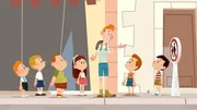 Gruppenleiter Georg möchte den Kindern die Verkehrsregeln beibringen. Gruppenleiter Georg möchte den Kindern die Verkehrsregeln beibringen.