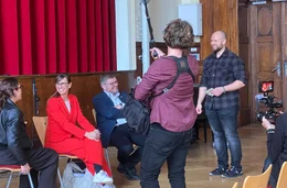 Diana Herbstreuth, CDU Sch&uuml;ler-Dialog Schleiz