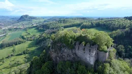 Vulkane Landschaft.
