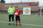 Johannes bekommt ein Torwarttraining. Johannes bekommt ein Torwarttraining.