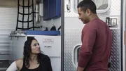 Tani Rey (Meaghan Rath, l.); Junior Reigns (Beulah Koale, r.) Tani Rey (Meaghan Rath, l.); Junior Reigns (Beulah Koale, r.)