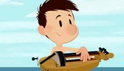 Nick darf die Tanzstunde auf dem Instrument der Matrosen begleiten. Nick darf die Tanzstunde auf dem Instrument der Matrosen begleiten.