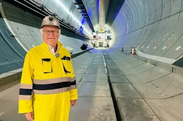 Tunnelbauer Martin Herrenknecht am Ort seines Lebenswerks &ndash; dem Gotthard-Basis-Tunnel