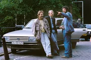 Horst Schimanski (Götz George, l), Christian Thanner (Eberhard Feik, Mitte) und Hänschen (Chiem van Houweninge) Horst Schimanski (Götz George, l), Christian Thanner (Eberhard Feik, Mitte) und Hänschen (Chiem van Houweninge)