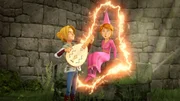 Als Guinevere Tristans Lautenspiel lauscht, wird sie von einem Zauber erfasst. Als Guinevere Tristans Lautenspiel lauscht, wird sie von einem Zauber erfasst.