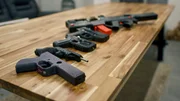 Mit dem 3D-Drucker lassen sich Waffen immer leichter herstellen – von der einfachen Wegwerfwaffe bis hin zum halbautomatischen 9-mm-Gewehr. Mit dem 3D-Drucker lassen sich Waffen immer leichter herstellen – von der einfachen Wegwerfwaffe bis hin zum halbautomatischen 9-mm-Gewehr.