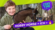 Bruno liebt Pferde und Hobby Horsing. Er besitzt mehrere Steckenpferde und trainiert damit, über Hindernisse zu springen. Bruno liebt Pferde und Hobby Horsing. Er besitzt mehrere Steckenpferde und trainiert damit, über Hindernisse zu springen.