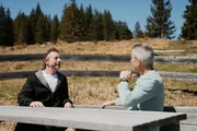 v.li.: Steffen Freund und Christian Nehiba im Gespr&auml;ch.