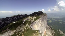 Untersberg , Steilwand.