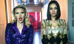 Morgan (Kate McKinnon, l.); Audrey (Mila Kunis, r.)