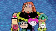 v.li.: Billy Numerous, Gizmo, Mammoth, Jinx, See-More