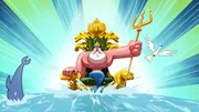 Marinas Vater Poseidon kommt zu Besuch und ist nicht begeistert vom Verehrer seiner Tochter. Marinas Vater Poseidon kommt zu Besuch und ist nicht begeistert vom Verehrer seiner Tochter.