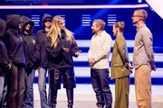 (v.l.n.r.) Heidi Klum; Klaas Heufer-Umlauf; Jeannine Michaelsen; Joko Winterscheidt (v.l.n.r.) Heidi Klum; Klaas Heufer-Umlauf; Jeannine Michaelsen; Joko Winterscheidt