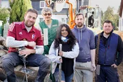 V.l.: Claus, Ralf, Sita, Andr&eacute; und Henrik