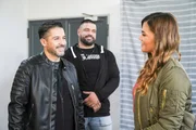 Wird sich Melli (Marie Noé) von Tarek (Haydar Kizay, l.) einwickeln lassen? Bodyguard (Jakov Maksimovic) Wird sich Melli (Marie Noé) von Tarek (Haydar Kizay, l.) einwickeln lassen? Bodyguard (Jakov Maksimovic)
