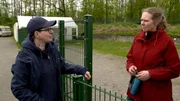 Hundetrainerin Melle Hofmann (l.) und Katja