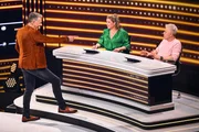 (v.l.n.r.) J&ouml;rg Pilawa; Caroline Frier; Michael Mittermeier