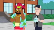 v.li.: Principal Lewis, Marty v.li.: Principal Lewis, Marty