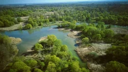 Die Isar ist einer der letzten Wildfl&uuml;sse Europas. Im M&uuml;ndungsgebiet breitet sie sich aus, wird langsamer, bis sie bei Deggendorf in die Donau flie&szlig;t.