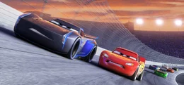 Jackson Storm, a frontrunner in the next generation of racers, posts speeds that even Lightning McQueen (voice of Owen Wilson) hasn&rsquo;t seen.  &ldquo;Cars 3&rdquo; is in theaters June 16, 2017.