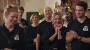 Natascha Weitzendorf als Pippa Meisner; Sebastian Deyle als Mirko Renic; Laura Lippmann als Frieda Meisner; Andreas Borcherding als Otto; Ruth Blauert als Yvonne Schwielow; Arne Rudolf als Phillip