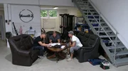 Besprechung im Lager, Thomas & Eduard Wittenberg und Mike Schopp
