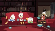 L-R: Dewey, Huey, Louie, Scrooge McDuck L-R: Dewey, Huey, Louie, Scrooge McDuck