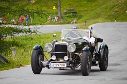 Sunbeam Supersport auf der Dachstein-Stra&szlig;e.