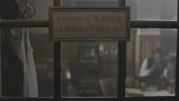 Reenactment das Labor von Robert Koch.