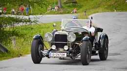 Sunbeam Supersport auf der Dachstein-Stra&szlig;e.