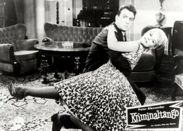 "Kriminaltango". Im Bild: Der Sonnyboy Peter Martens (Peter Alexander) verliebt sich in Inga (Vivi Bach).